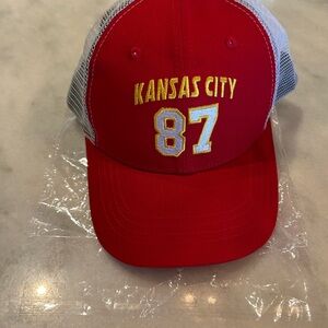 Kansas City Red and White Mesh Cap